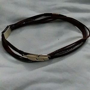 Women's Brown Choker NWOT